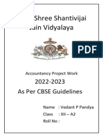 Class 12 CBSE Accounts Project 