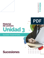 Sucesión Testamentaria - U3 - Sucesiones