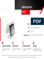 Posiflex Monitor Dla Klienta LM-3010 Karta Produktowa