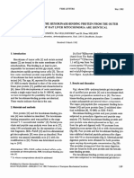 1982 - Pore Protein and The Hexokinase-Binding Protein From The Outer Membrane of Rat Liver Mitochondria Are Identical