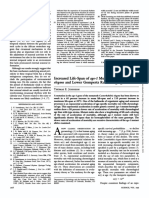 1990 - Increased Life-Span of Age-1 Mutants in Caenorhabditis Elegans and Lower Gompertz Rate of Aging