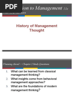 History of Management Thought