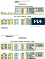 Mois Mai 2020 Semaine: DU 09/08/2020 AU 15/08/2020 .: Tableau de Service Standard Siege Wilaya