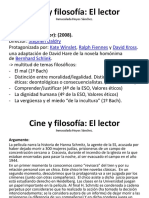 Clase Sobre Cine y Filosofía El Lector