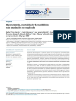 Hiponatremia y Hemodiálisis