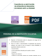 Ruta de Actuacion - Sedu - Pronnif