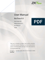 BioTime 8.5.4 User Manual