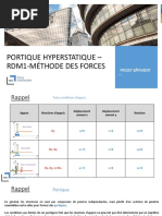 Exercices corrigés sur les portiques RDM | PDF