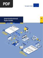 EU - Interinstitutional Style Guide