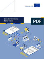 EU - Interinstitutional Style Guide
