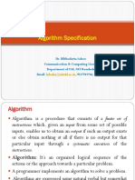 102 Algorithm Specification