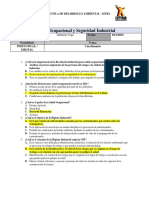 Cuestionario - Examen Final Del Módulo de Salud Ocupacional