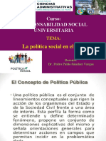 Politicas Sociales en El Peru