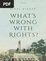 (2020) Whats Wrong With Rights - Nigel Biggar