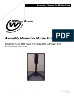 Digital Imaging Access Assembly Manual For Mobile Xray Stand