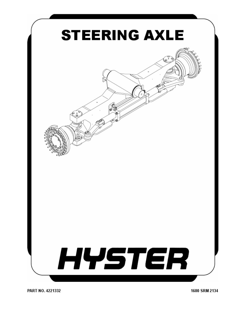 STEERING AXLE Yale | PDF | Axle | Piston