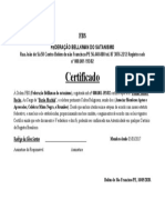 FBS Certificado Barão Marluk