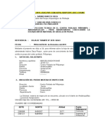 Informe Técnico Trabajos de Excavación de Arcilla en Pozas de Agua Piñipampa