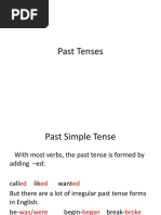 Past Tenses