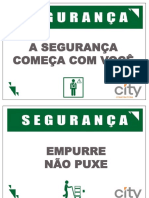 Placas - Alteração Logo - Segurança