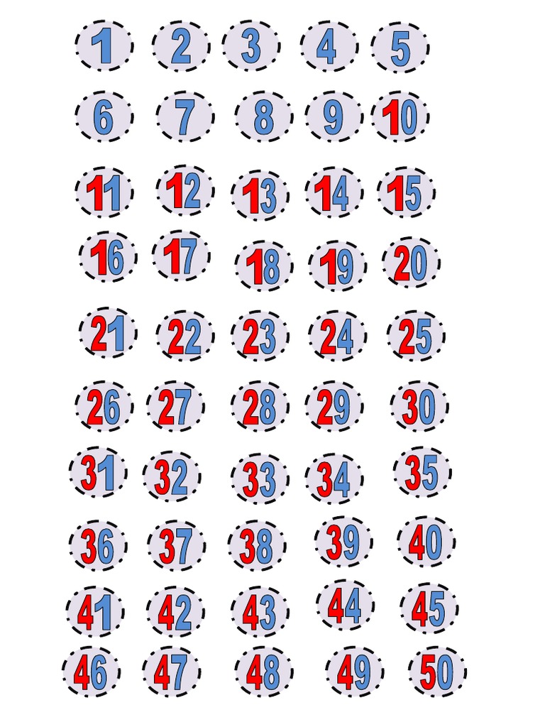 Circulos Numeros | PDF