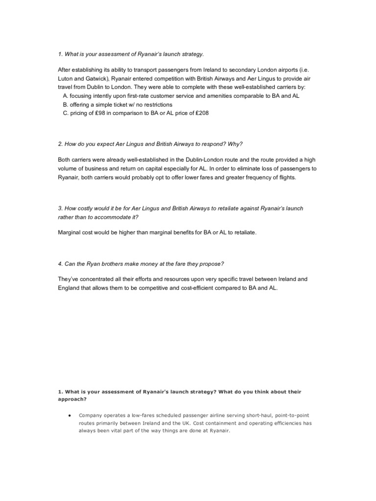 Ryanair case study pdf image