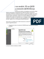 06 Cómo Hacer Un Modelo 3D en QGIS Utilizando La Extensión QGIS2threejs