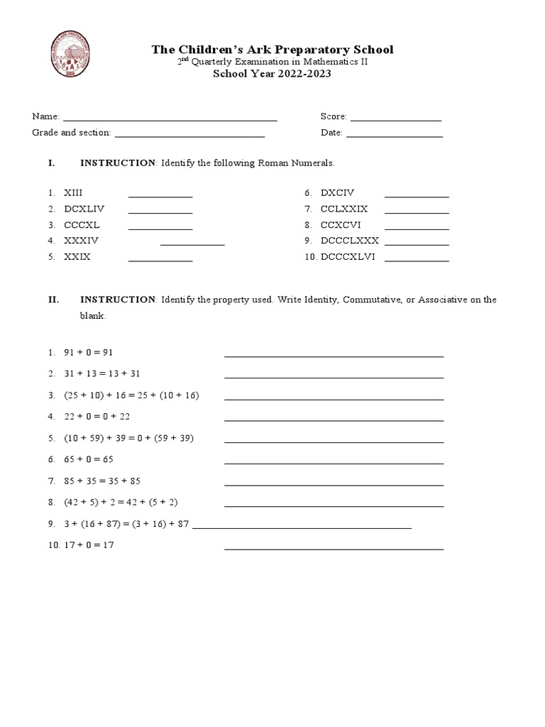 Grade 2 Math | PDF | Mathematics
