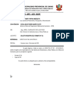 Informe 005 Solicito Registro de Formato 03