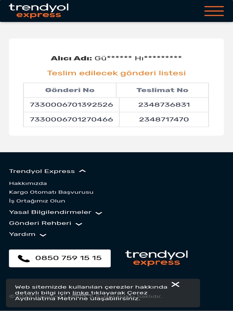 TRENDYOL EXPRESS TA Y C OLMAK visual data 2