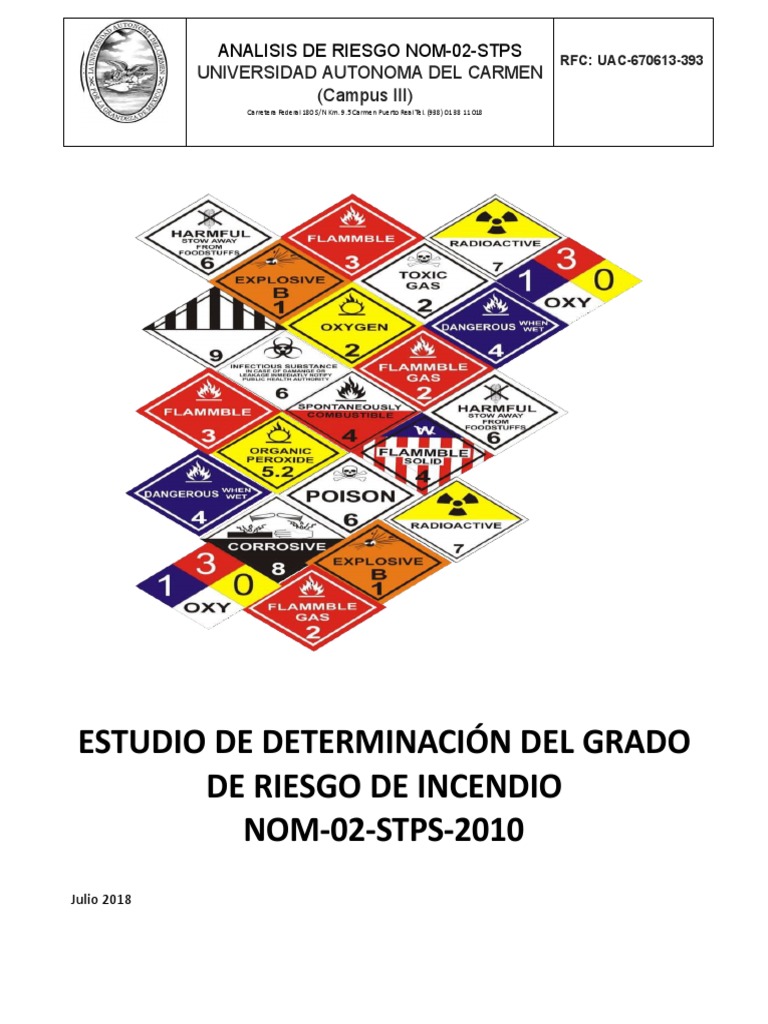 Nom 002 Grado de Riesgo | PDF | Precipitación | Combustibles