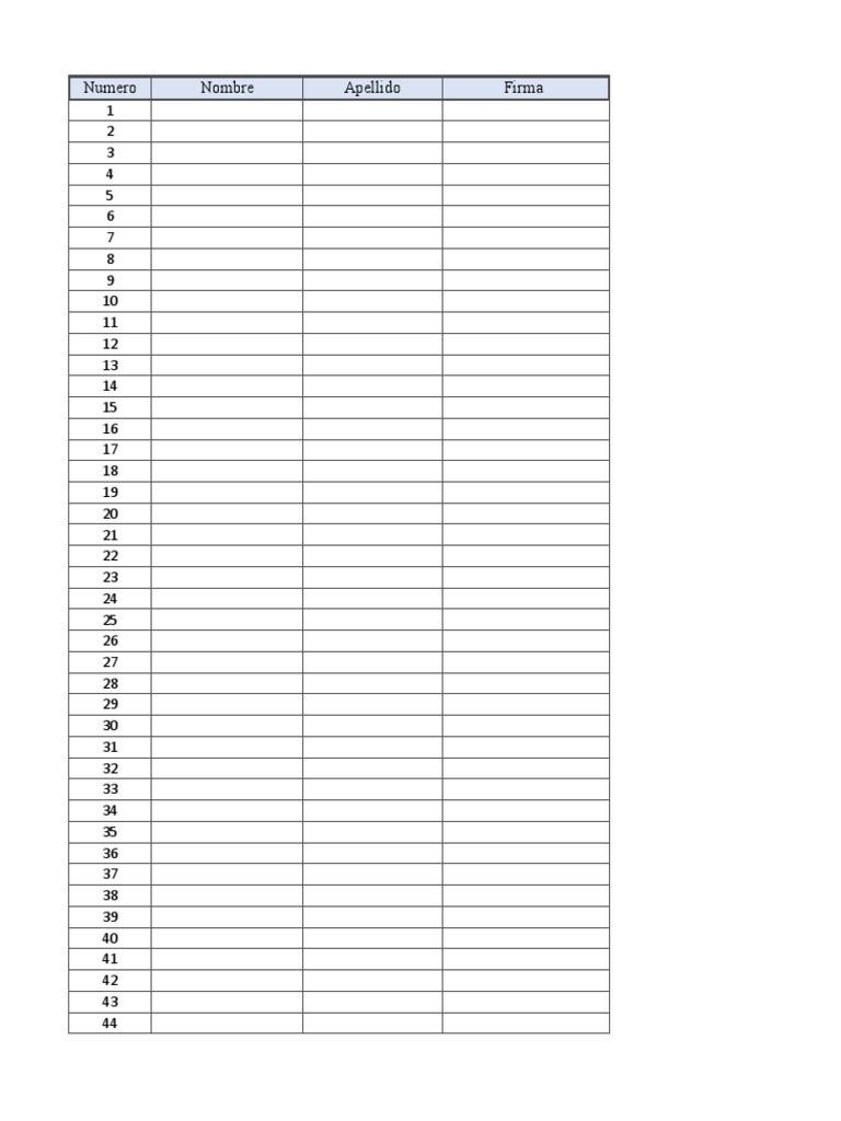Liste de Rifa de 1 à 100 | PDF