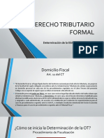 Domicilio fiscal y determinación de la obligación tributaria