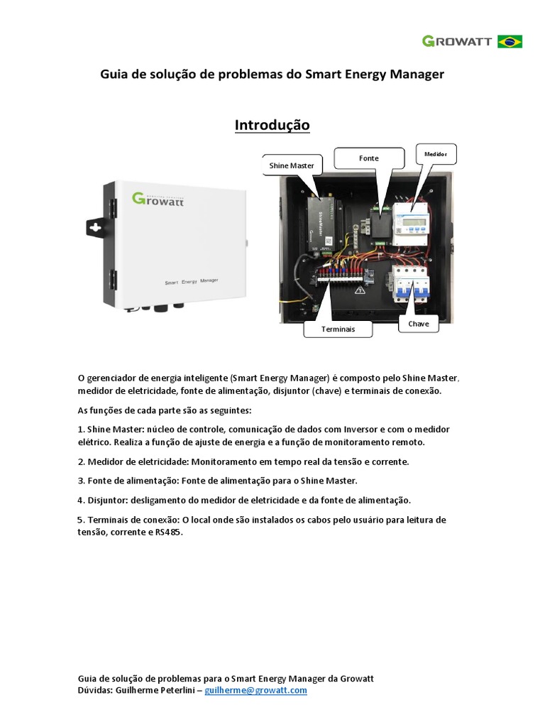 Resolução de Problemas - Smart Energy Manager - v1 | PDF