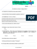 3 B La Rentree de Sita Questionnaire Chapitre1 4eme 5eme Primaire