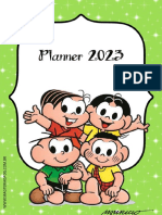 Planner 2023 Turma Da Mônica - Materiaispdg