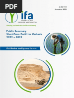 2022 IFA Short Term Outlook Report 2022-2023