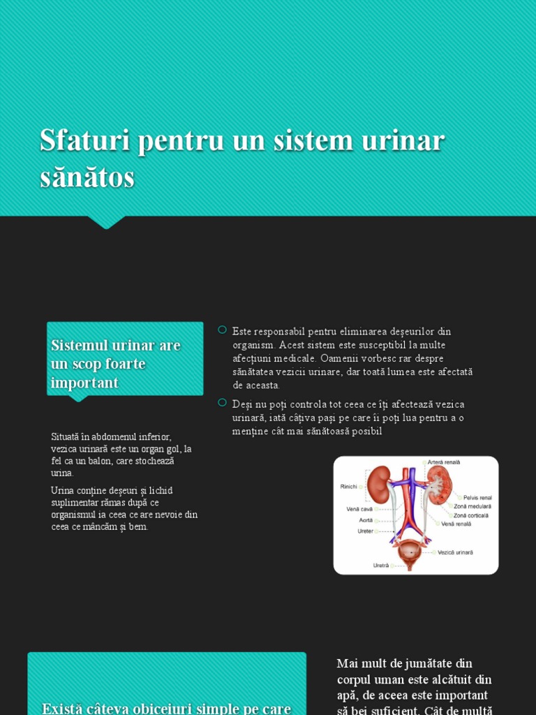 Sfaturi Pentru Un Sistem Urinar Sănătos | PDF