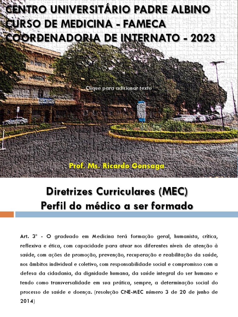 Avaliação no Internato de Medicina | PDF | Remédio | Sistema de saúde