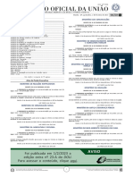 Aviso: Foi Publicada em 1/2/2023 A Edição Extra Nº 23-A Do DOU. para Acessar o Conteúdo, Clique Aqui