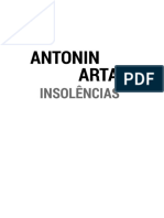 Trecho de Antonin Artaud Insolencias