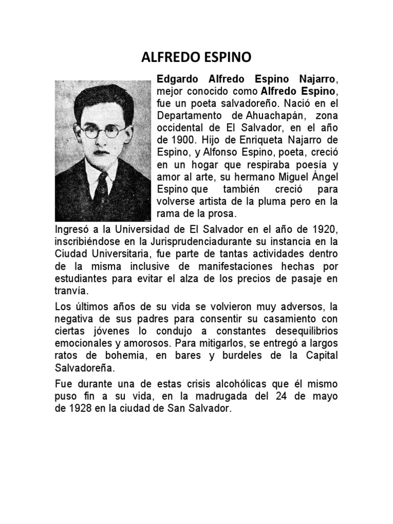 Alfredo Espino PDF