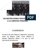 La Participación Del Policía en Detenciones en Flagrancia