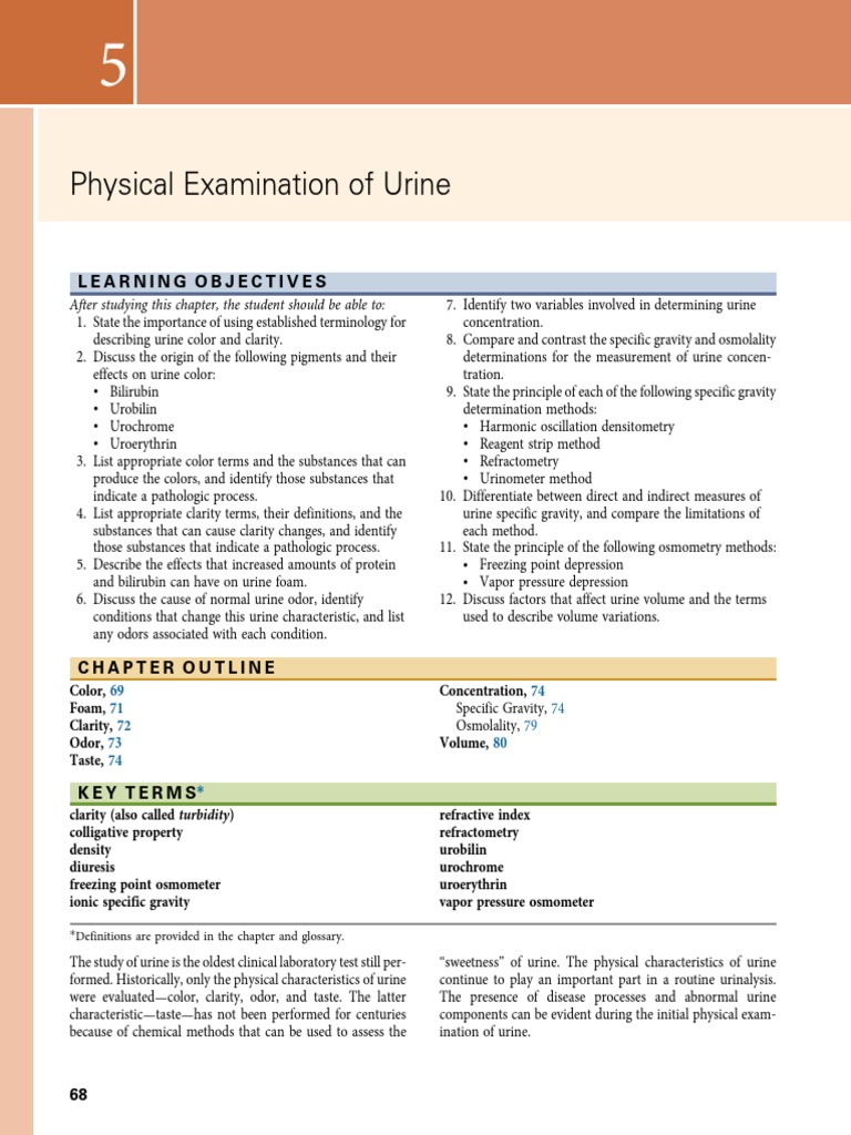 Fundamentals of Urine and Body Fluid Analysis (083-133) | PDF | Self ...
