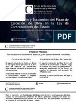 Suspensión y Paralización de Obra - DIAPOSITIVAS