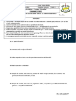 Atividade - O Que É Filosofia (Filosofia - 1º B)