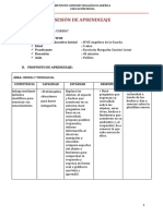 Sesion de Aprendizaje de CT II Ciclo