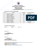 Attachment A List of Pax