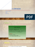 Múltiplos e Divisores