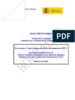 Bref Química Orgánica de Gran Volumen de Producción Versión en Castellano en Edición